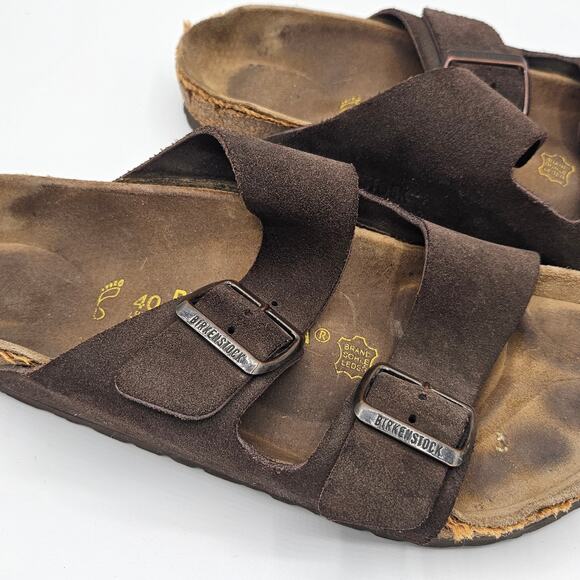 Birkenstock Arizona Size 40 Dark Brown - Picture 4 of 6